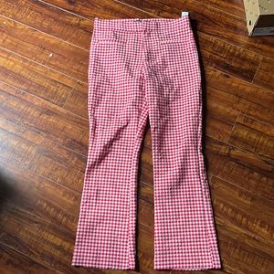 Zara Gingham Trouser